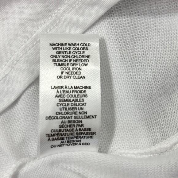 Tahari Crochet Lace Short Flutter Sleeves White Eyelet - Picture 6 of 7